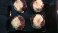 Vulcão de carne com queijo