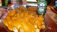 Batatas bravas espanhola