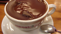 Chocolate quente sem leite ou leite condensado