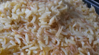 Arroz com aletria ( macarrão cabelo de anjo)