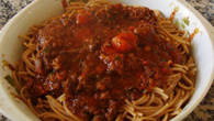 Espaguete com Ragú Preguiçoso
