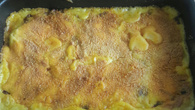 Escondidinho de carne moída e mandioquinha salsa