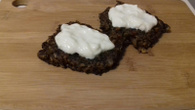 Hamburguer vegetariano de cogumelos e quinoa