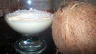 Mousse de coco deliciosa