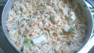 Risoto de camarão cremoso