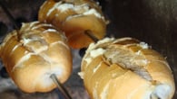 Pães de alho caseiro (churrasco ou Forno elétrico)