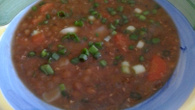 Sopa de lentilha vegetariana