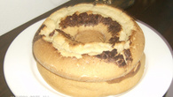 Bolo saboroso de banana