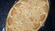 Pavê de doce de leite com amendoim