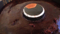 Bolo de chocolate com calda durinha