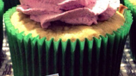 Blueberry cake cupcake de baunilha com mirtilo