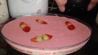 Gelado de morango