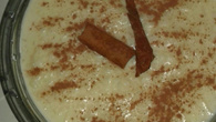 Arroz doce cremoso com leite de coco