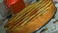 Torta de frango de massa semipodre