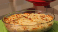 Arroz de forno com molho branco
