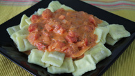 Ravioli ao molho