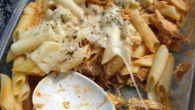 Penne com frango