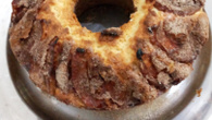 Bolo de iogurte com maçã e canela