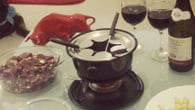 Fondue de carne ao vinho (sem gordura)