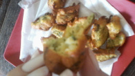 Bolinho de espinafre com batata