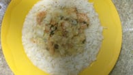 Camarão ao creme de queijo