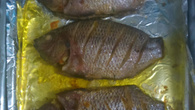 Peixe no forno (tilápia)