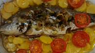 Corvina ao forno