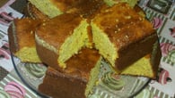 Bolo de açúcar demerara
