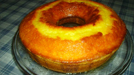 Bolo delícia de laranja