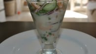Ceviche de tilápia com camarão