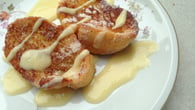Rabanada com creme inglês