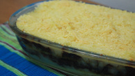 Escondidinho de batata com carne seca