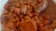 Feijão com costelinha de porco