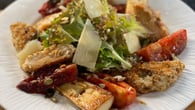 Salada caesar saudável com frango