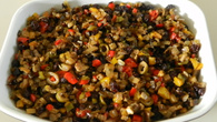 Antepasto de berinjela agridoce