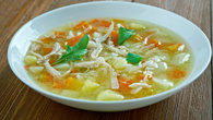 Canja de galinha rápida