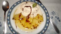 Banana com sorvete de creme