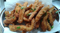 Tirinhas de frango da Sheila