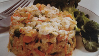 Arroz primavera cremoso