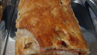 Pizza ou pão enrolado