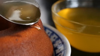 Calda de bolo de laranja com cachaça