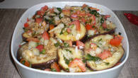 Berinjela ao vinagrete deliciosa