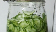 Conserva oriental de pepino japonês