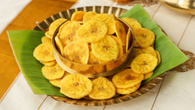Chips de banana fit na airfryer