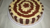Torta de chocolate branco