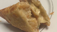 Pastel de camarão com catupiri prático e rápido