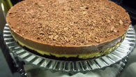 Torta de maracujá com chocolate
