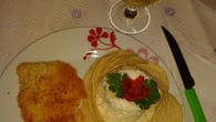 Filé de peixe empanado com pão de forma