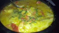 Moqueca de peixe dourado/pescada amarela