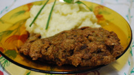 Bife à milanesa perfeito
